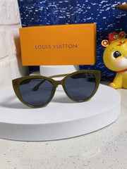 CAT EYE SUNGLASSES 567469 IN GREEN CLEAR ACETATE