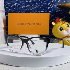 CAT EYE SUNGLASSES 570279 IN BLACK AND CLEAR ACETATE EMBOSSED LOGO