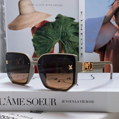 CLASH SQUARE SUNGLASSES 570250 IN GREY ACETATE