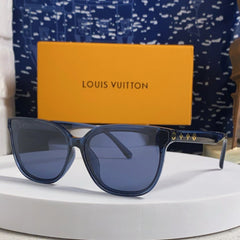 CAT EYE SUNGLASSES 571650 IN BLUE CLEAR ACETATE