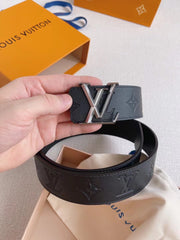 LV 25S BELT 40 MM IN BLACK CALFSKIN 593215