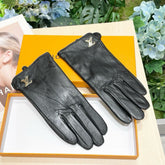 LV GLOVES IN BLACK LAMBSKIN 464977