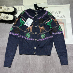 CHANEL 25S ROUND-NECK CARDIGAN 371