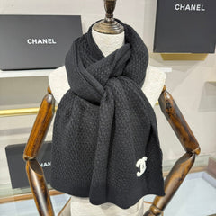 CHANEL 25S SCARF 175 CM IN WOOL CASHMERE 943087