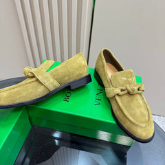 ASTAIRE LOAFER IN OLIVE GREEN SUEDE