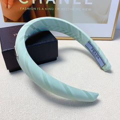 THICH HAIRBAND IN CELESTE BLUE COTTON 232294