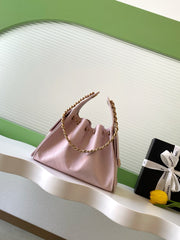 CHANEL 25S HOBO BAG 30 IN LIGHT PINK CAVIAR WITH GOLD HARDWARE