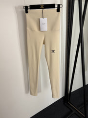 CELINE 26S HIGH-WAISTED STRETCH LEGGINGS STYLE 25