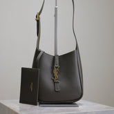 YSL 25S LE 5 À 7 BAG 16 IN LIGHT MUSK GRAINED CALFSKIN GOLD HARDWARE