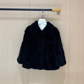 DIOR 25S ANGORA RABBIT FUR JACKET 767