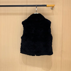 DIOR 25S FAUX RABBIT FUR VEST 770