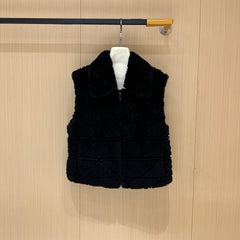 DIOR 25S FAUX RABBIT FUR VEST 770