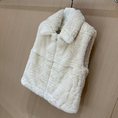 DIOR 25S FAUX RABBIT FUR VEST 769
