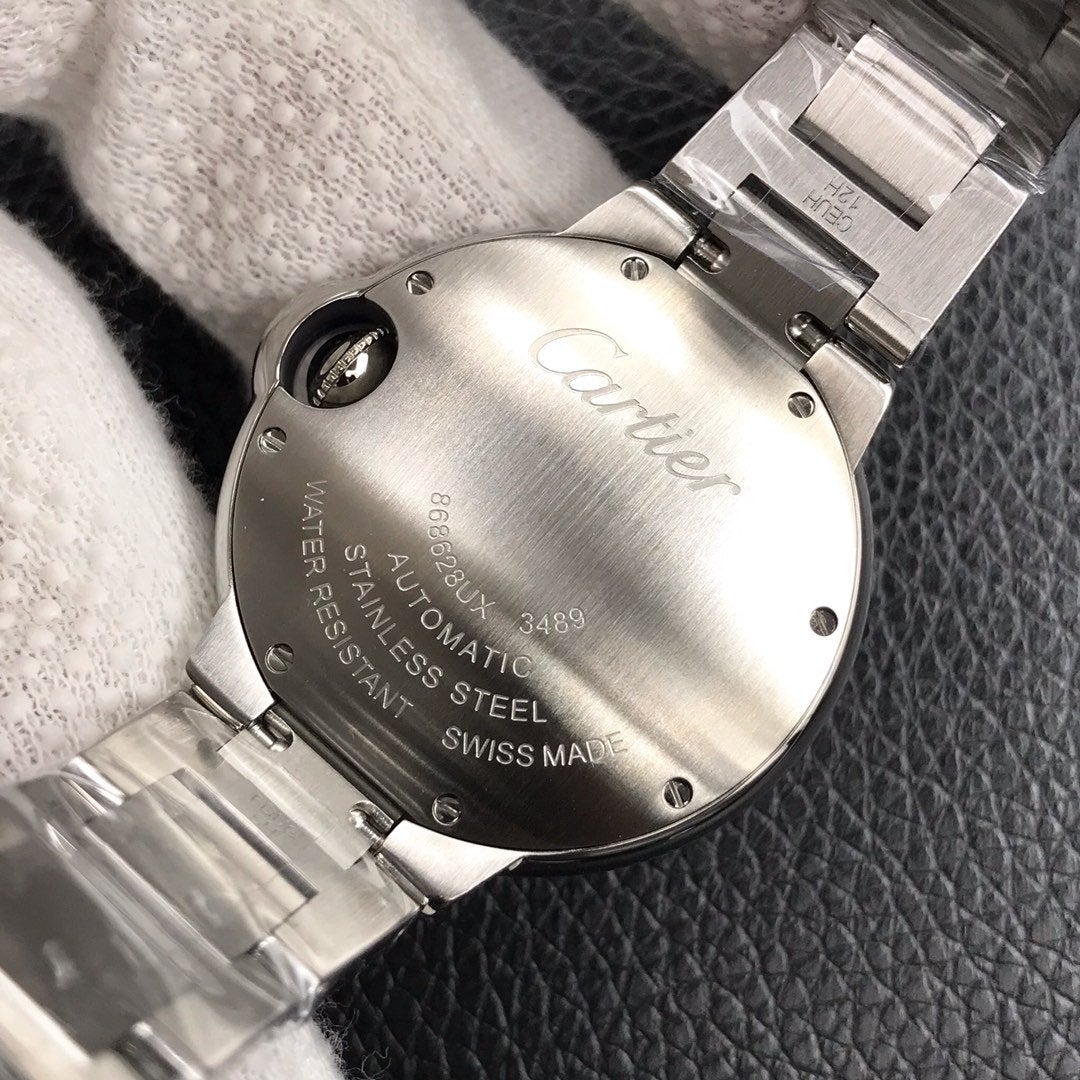 BALLON BLEU 33MM AUTOMATIC WHITE DIAL DIAMOND HOUSE MAKER