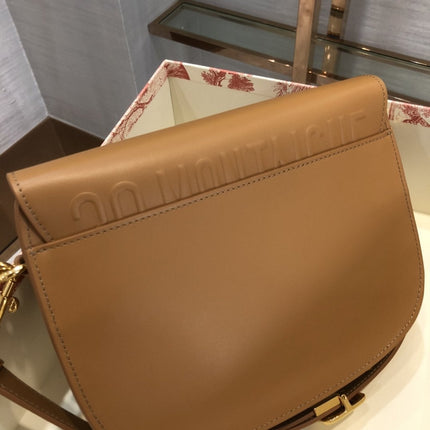 LARGE BOBBY BAG 27CM COGNAC-COLORED CALFSKIN