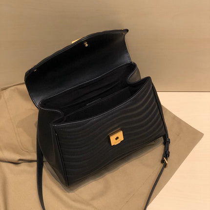 LV TOP HANDLE 26CM BLACK CALFSKIN