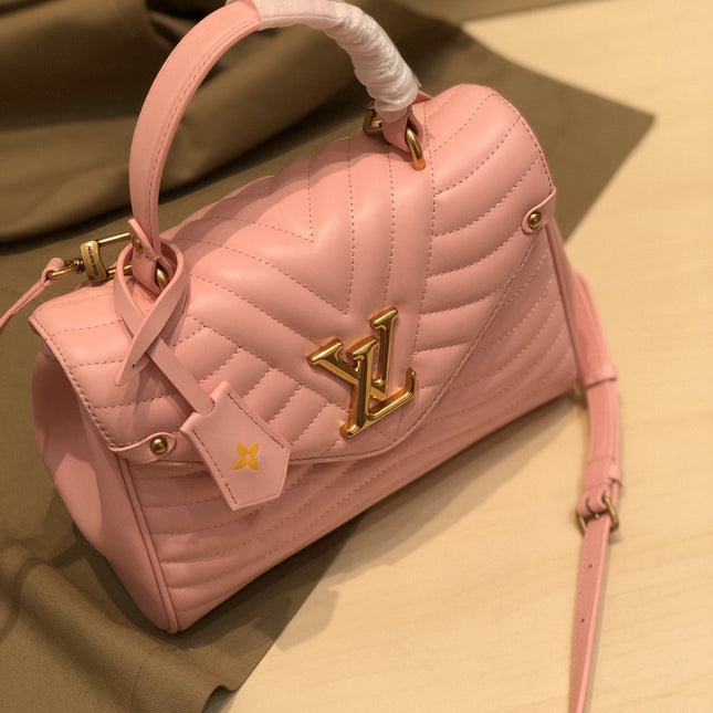 LV NEW WAVE TOP HANDLE 26CM PINK CALFSKIN