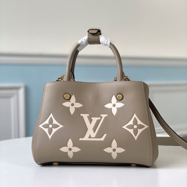 MONTAIGNE BB 29CM BEIGE MONOGRAM LEATHER