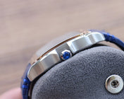 SANTOS DE CARTIE 39MM GOLD STEEL CASE LEATHER STRAP