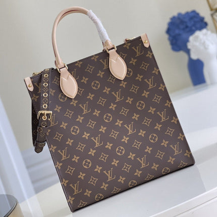 SAC PLAT 30CM MONOGRAM CANVAS