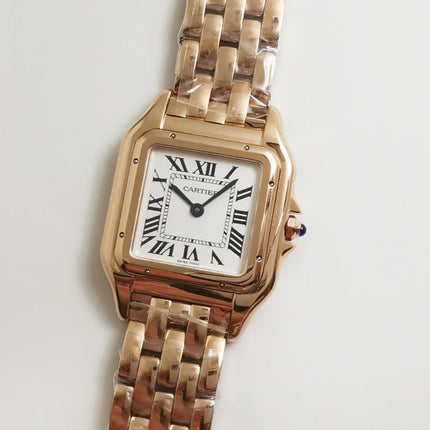 PANTHERE DE CARTIE QUARTZ PINK GOLD CASE