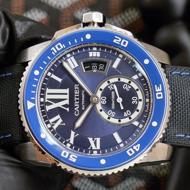 CALIBRE DIVER 42 BLUE STAINLESS STEEL