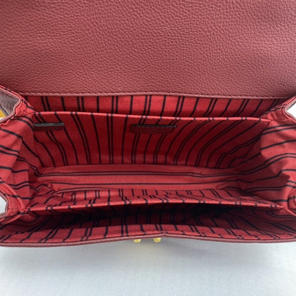 LV POCHETTE METIS 25CM DARK RED