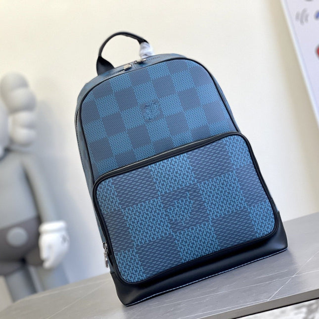 CAMPUS BACKPACK 30 NAVY DAMIER GRAPHITE