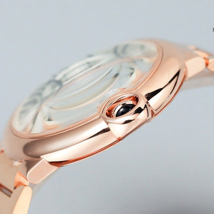 BALLON BLEU DATE ROSE GOLD WHITE DIAL