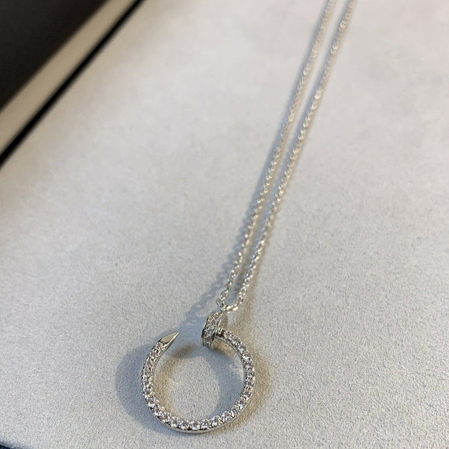 JUSTE NECKLACE 2.2MM SILVER FULL DIAMONDS