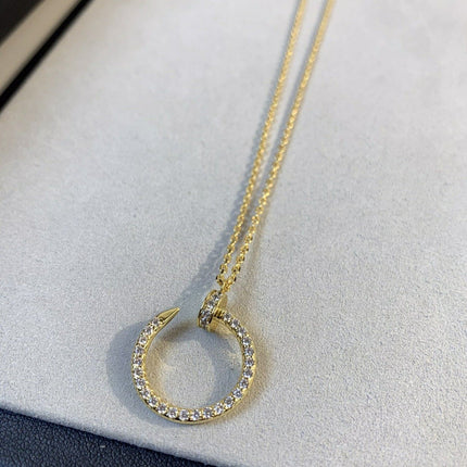 JUSTE NECKLACE 2.2MM GOLD FULL DIAMONDS