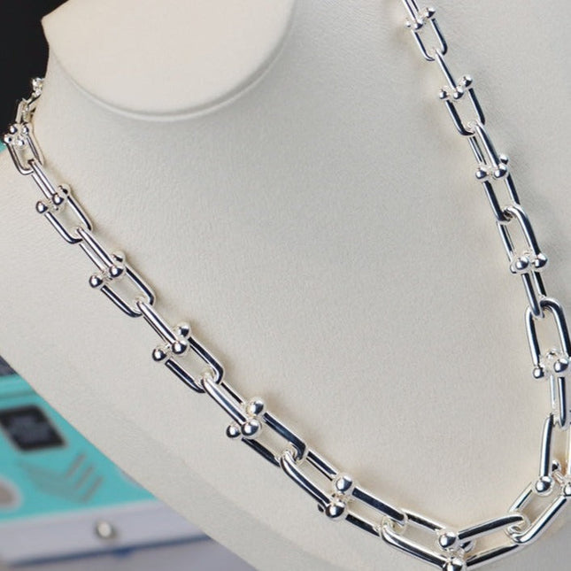 HARDWEAR LINK SILVER NECKLACE