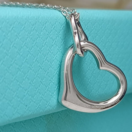 DOUBLE HEART SILVER NECKLACE