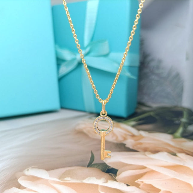 MINI KEY NECKLACE DIAMOND