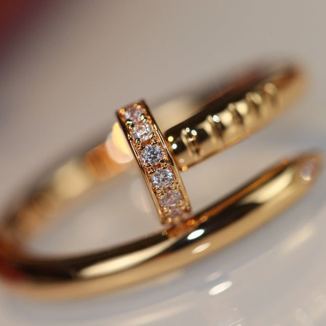 JUSTE RING 2.65MM GOLD DIAMOND