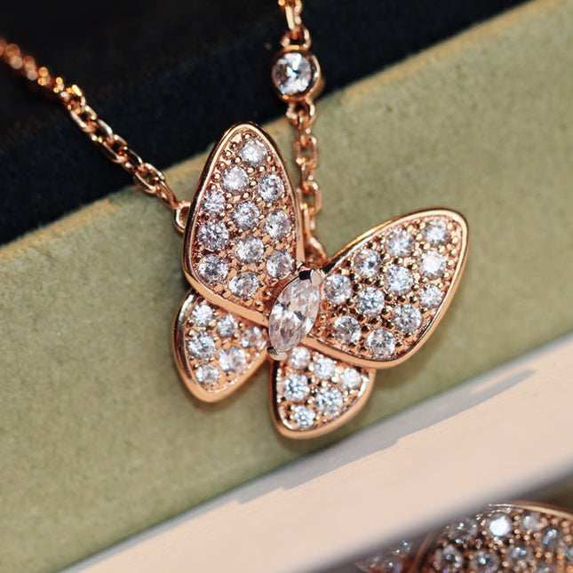 BUTTERFLY DIAMOND NECKLACE