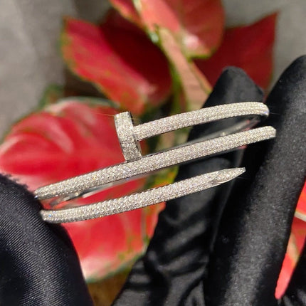 JUSTE BRACELET 3.5MM DOUBLE ROW FULL DIAMOND