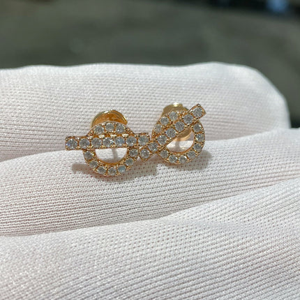 ECHAPPEE MINI DIAMOND STUD EARRINGS