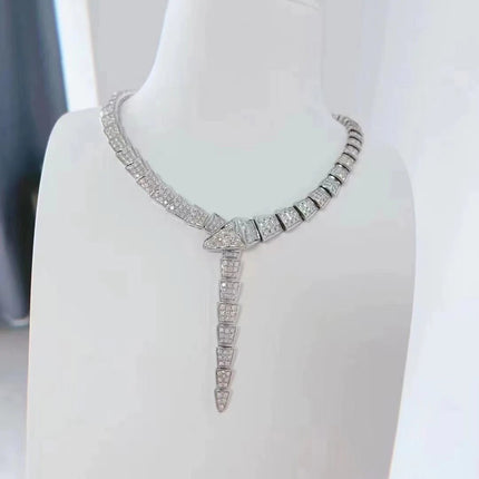 SERPENTI FULL DIAMOND NECKLACE