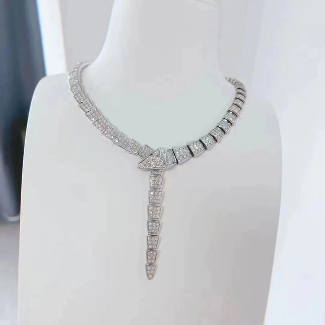 SERPENTI FULL DIAMOND NECKLACE