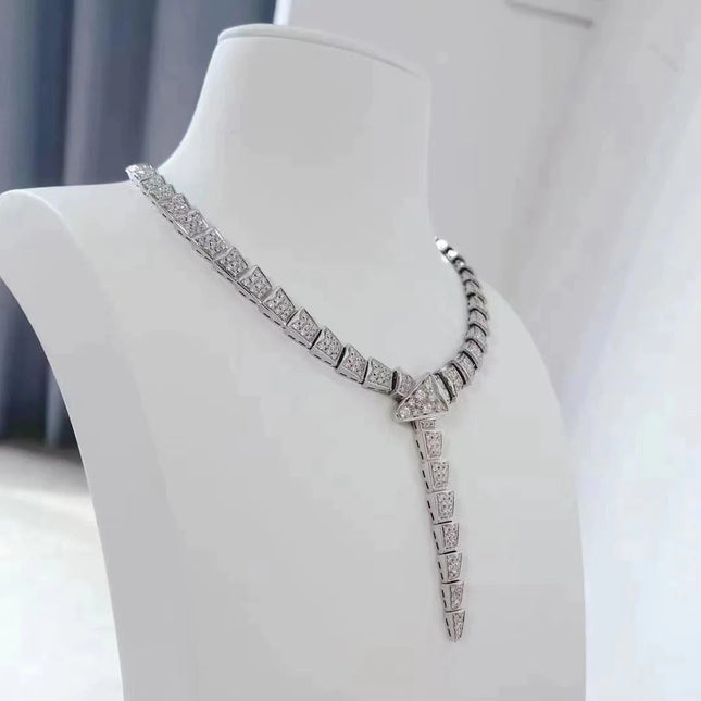 SERPENTI FULL DIAMOND NECKLACE