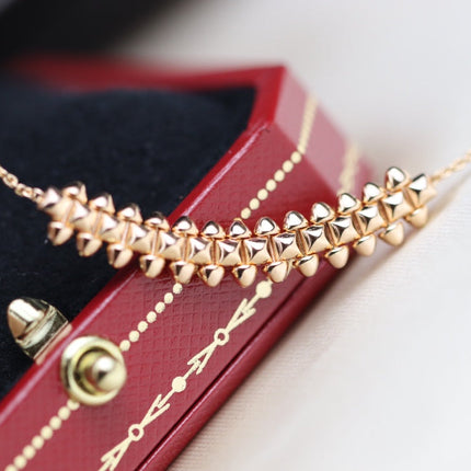 CLASH PINK GOLD NECKLACE