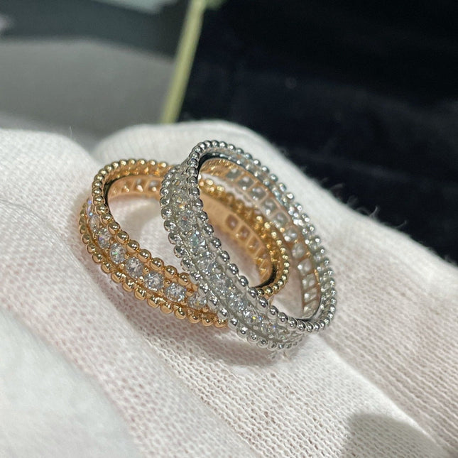 PERLEE DIAMOND PINK GOLD RING