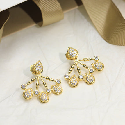 BOHEME DIAMOND 4 MOTIF EARRINGS