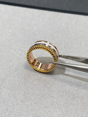 QUATRE WHITE EDITION PINK GOLD RING