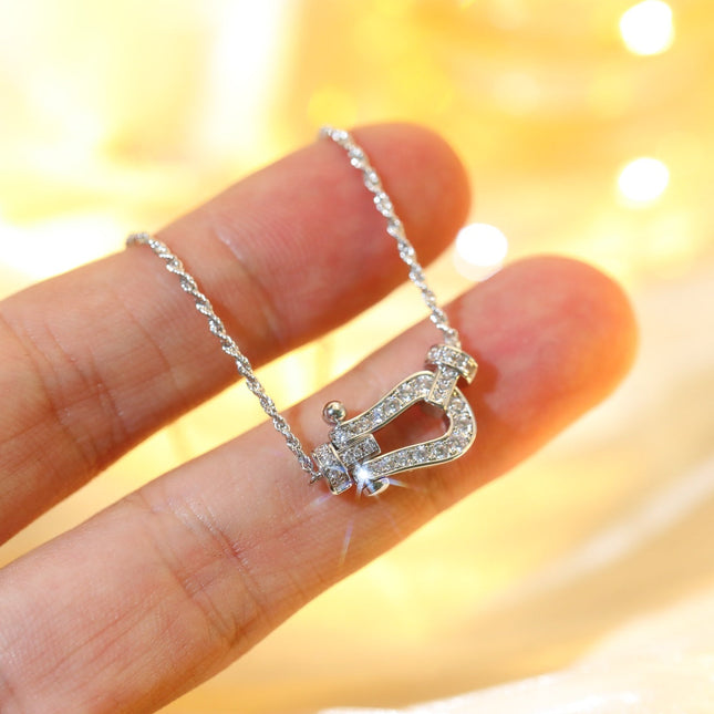 FORCE 10 DIAMOND SILVER NECKLACE MINI MODEL