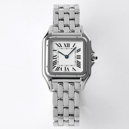 PANTHERE 27MM SILVER CASE WHITE DIAL