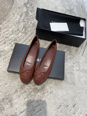 BALLET FLATS BURGUNDY LAMBSKIN