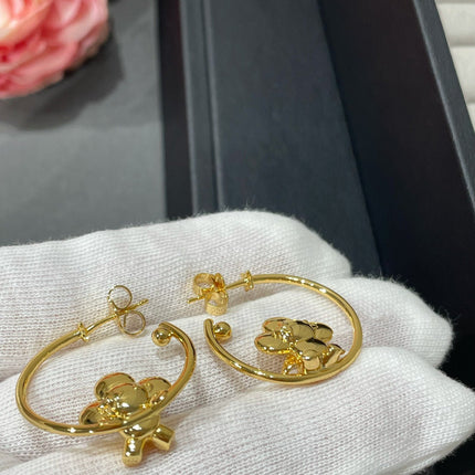 LV VIENVIEN GOLD HOOP EARRINGS