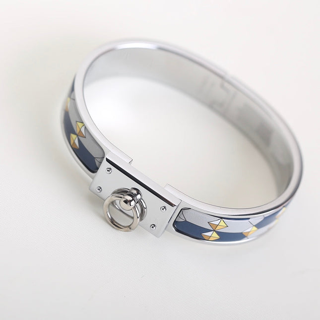 CLIC ANNEAU BLUE BLACK AND GREY BRACELET